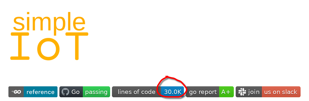 Simple IoT passed 30K lines of code - Simple IoT - TMPDIR