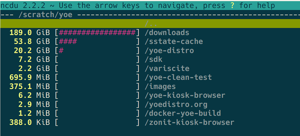 Ncdu: a great tool for tracking down where disk space is going - Tools ...
